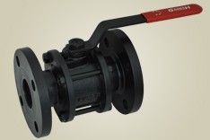 Cast Iron Ball Valve Three Piece Flanged